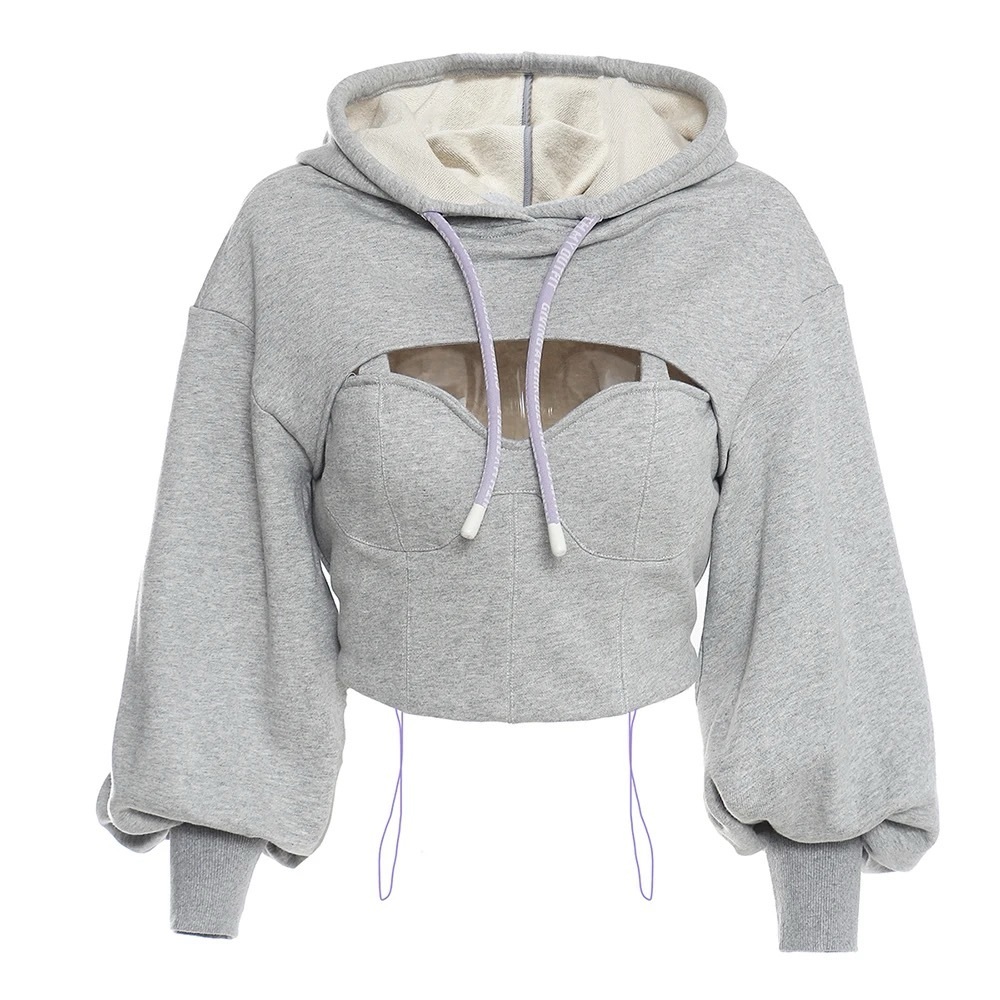 Dark grey hoodie
